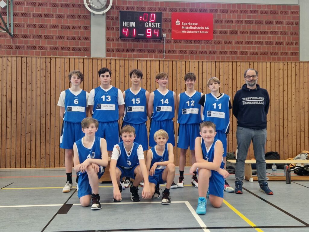 U14 Basketballer TSV Westerland glänzen in Eckernförde